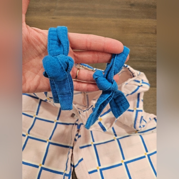 Toddler Girl Wide Leg Plaid Print Jumper - 3T - Picture 9 of 12